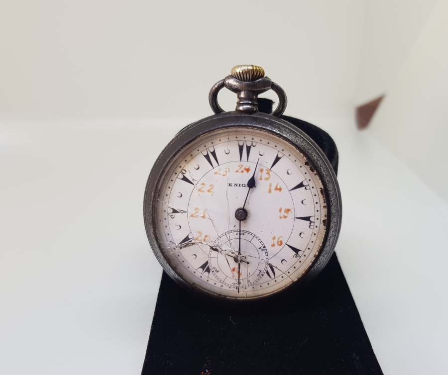 OSMANLI DÖNEMİ MENEVİŞ KASA KURMALI SUBAY CEP SAATİ