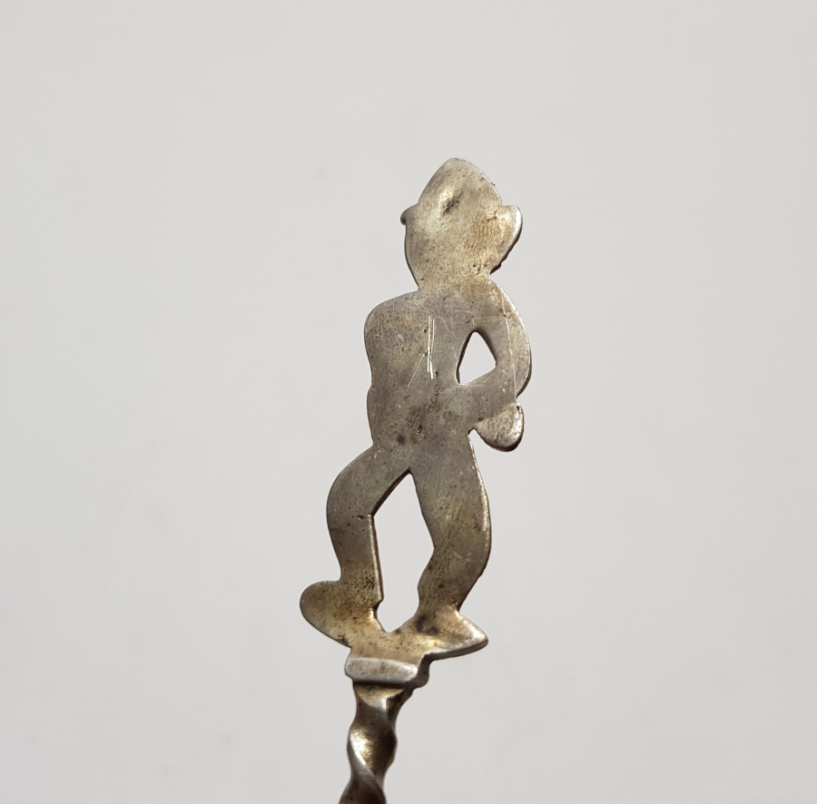 KABARTMA İŞÇİLİKLİ ANTİKA GÜMÜŞ PASTA SPATULASI