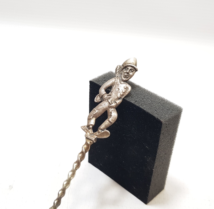 KABARTMA İŞÇİLİKLİ ANTİKA GÜMÜŞ PASTA SPATULASI