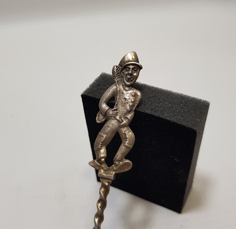 KABARTMA İŞÇİLİKLİ ANTİKA GÜMÜŞ PASTA SPATULASI