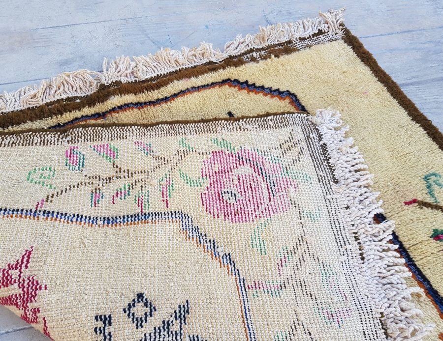 OSMANLI DÖNEMİ BÜYÜK BOY EL DOKUMA DUVAR HALISI