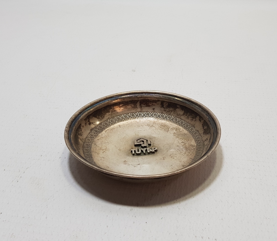 GÜMÜŞ TÜYAP HATIRA KASE