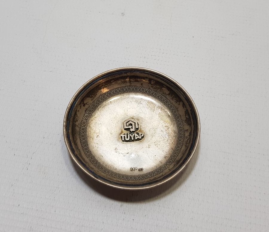 GÜMÜŞ TÜYAP HATIRA KASE