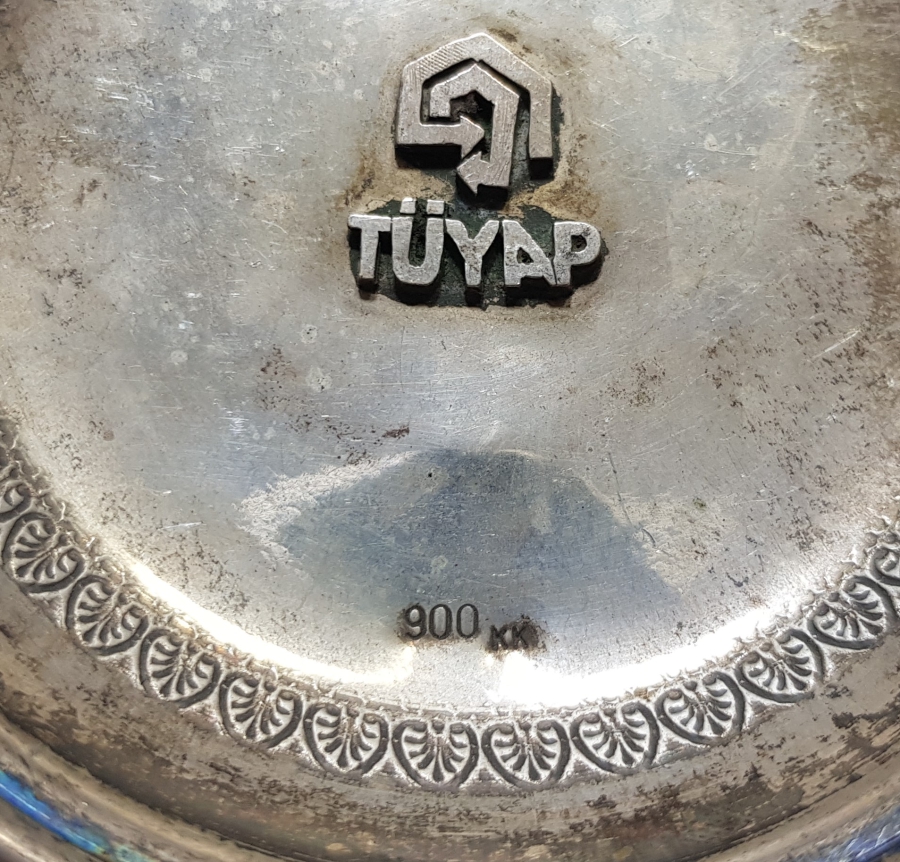 GÜMÜŞ TÜYAP HATIRA KASE