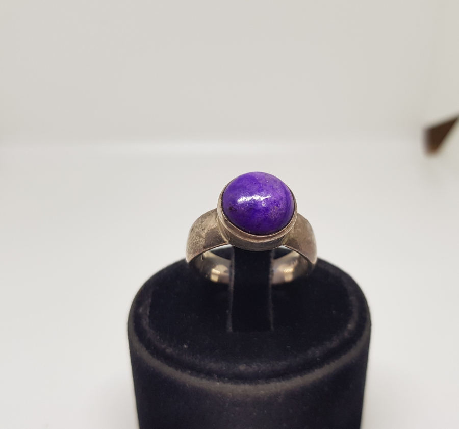 LAPİS TAŞLI ÖZEL YAPIM GÜMÜŞ YÜZÜK