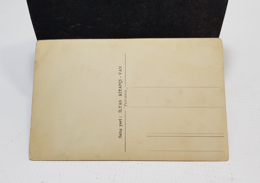 VAN KALESİ GÖRSELLİ ANTİKA SİYAH BEYAZ FOTOĞRAF