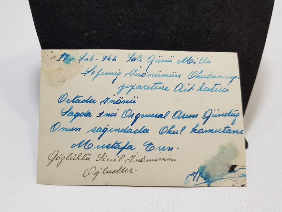 1942 YILI İSMET İNÖNÜ GÖRSELLİ FOTOĞRAF