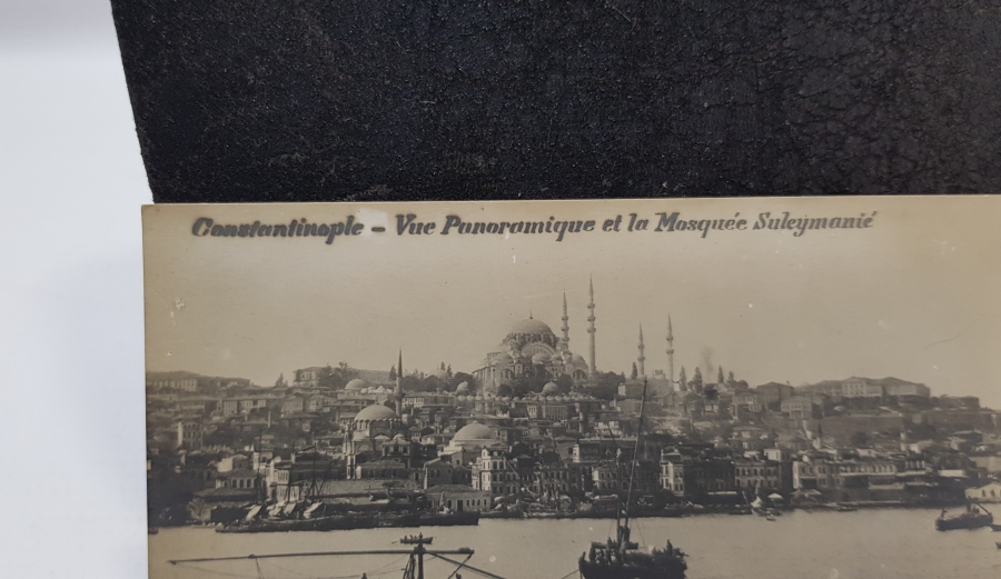SÜLEYMANİYE CAMİ GÖRSELLİ ÇİL KONDİSYONDA OSMANLI DÖNEMİ KARTPOSTAL