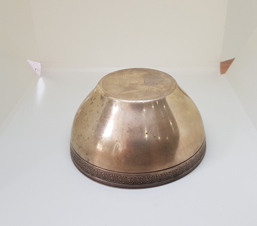 CUMHURİYET TUĞRALI ÇOK NADİR SAH DAMGALI VE ÇEŞNİLİ GÜMÜŞ KASE - İLK KEZ GÖRÜLÜYOR