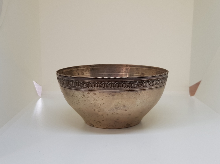 CUMHURİYET TUĞRALI ÇOK NADİR SAH DAMGALI VE ÇEŞNİLİ GÜMÜŞ KASE - İLK KEZ GÖRÜLÜYOR