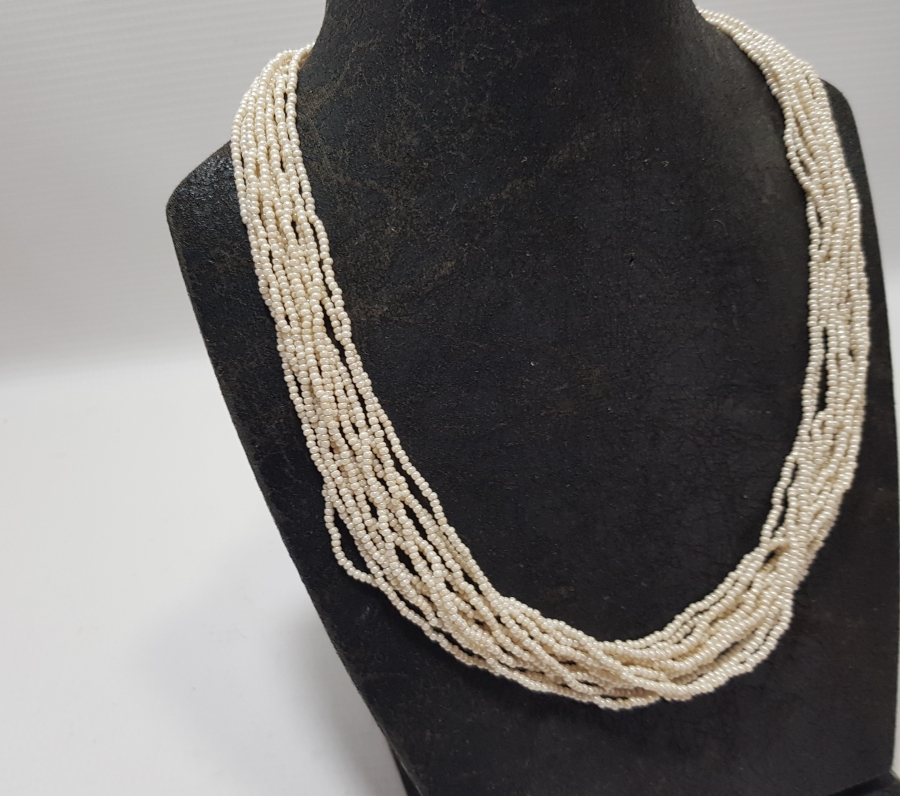 OSMANLI DÖNEMİ İNCİ FORMLU OPAL GERDANLIK