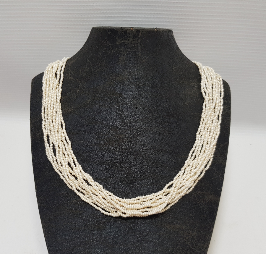 OSMANLI DÖNEMİ İNCİ FORMLU OPAL GERDANLIK