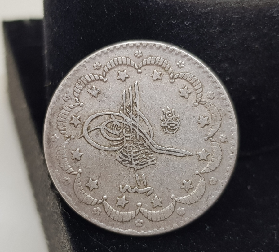 SULTAN ABDÜLHAMİD HAN DÖNEMİ GÜMÜŞ 5 KURUŞ MECİDİYE