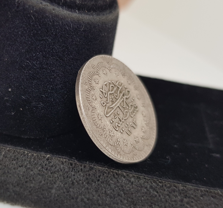 SULTAN ABDÜLHAMİD HAN DÖNEMİ GÜMÜŞ 5 KURUŞ MECİDİYE