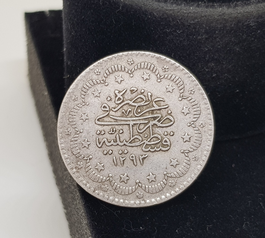 SULTAN ABDÜLHAMİD HAN DÖNEMİ GÜMÜŞ 5 KURUŞ MECİDİYE