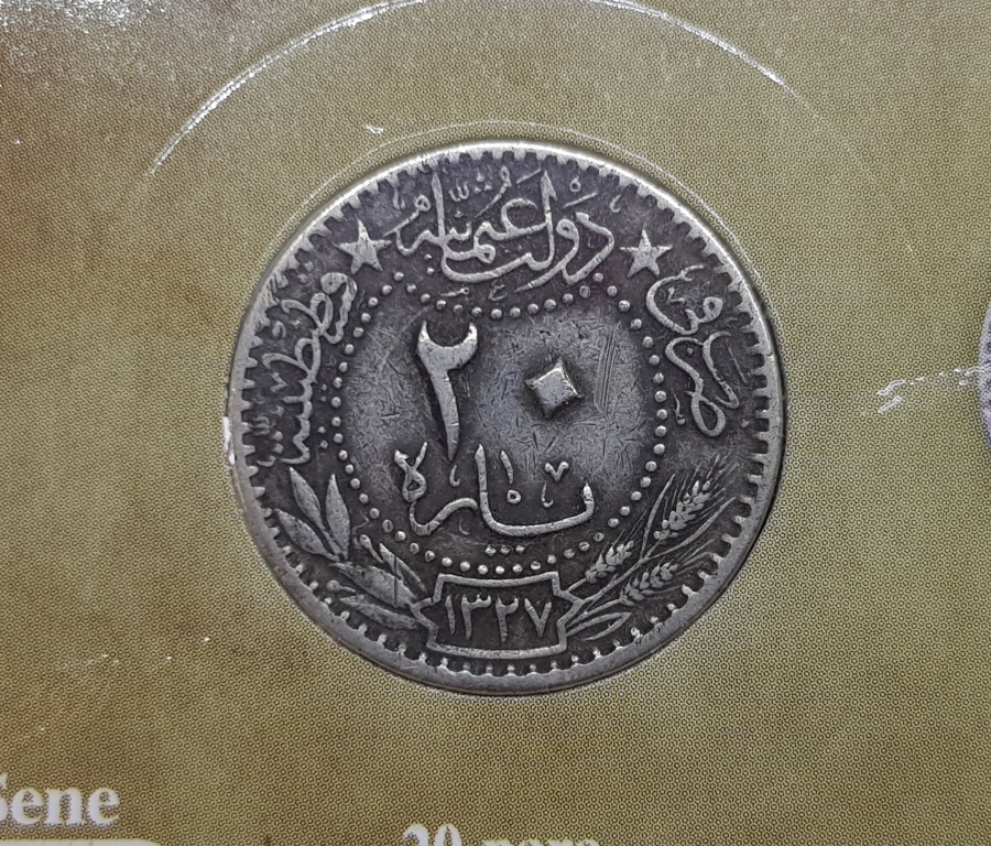 MEHMED REŞAD HAN DÖNEMİ KAPAMASINDA NİKEL 20 PARA