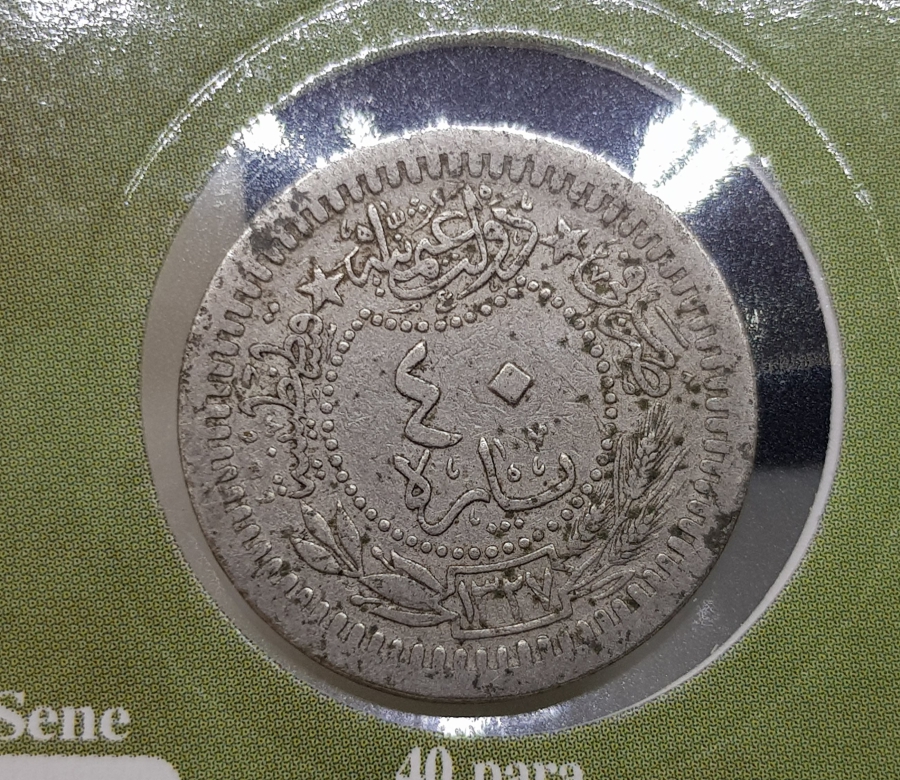 MEHMED REŞAD HAN DÖNEMİ KAPAMASINDA NİKEL 40 PARA