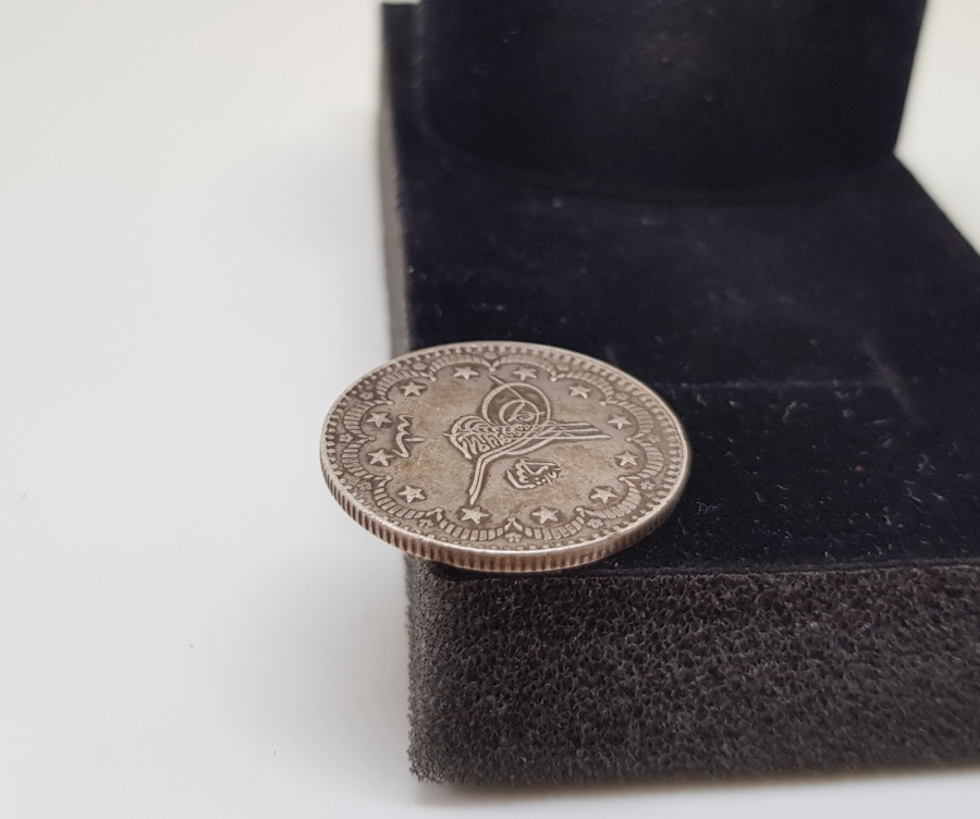 SULTAN MEHMET REŞAT HAN DÖNEMİ GÜMÜŞ 5 KURUŞ MECİDİYE