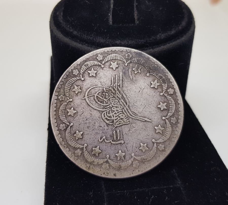 SULTAN ABDÜLAZİZ DÖNEMİ 1277/15 GÜMÜŞ 20 KURUŞ MECİDİYE PARA