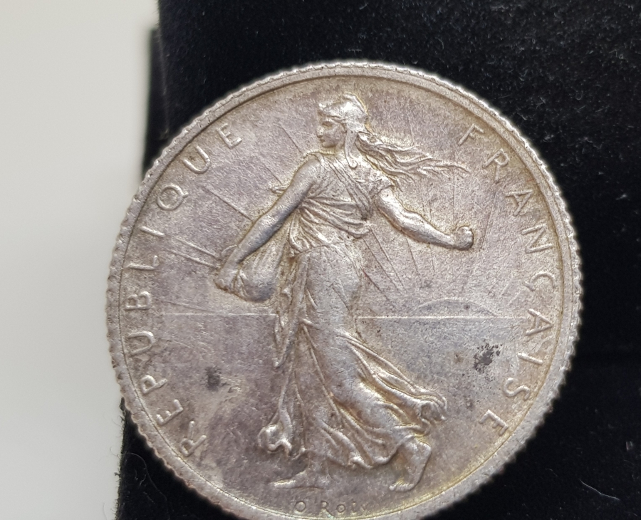 1915 YILI GÜMÜŞ 1 FRANK