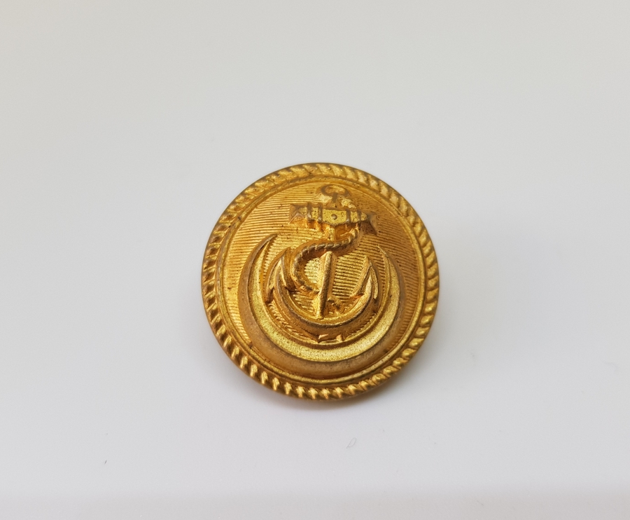 OSMANLI DÖNEMİ TOMBAKLI ÇİL KONDİSYONDA DENİZCİ PAŞA DÜĞMESİ