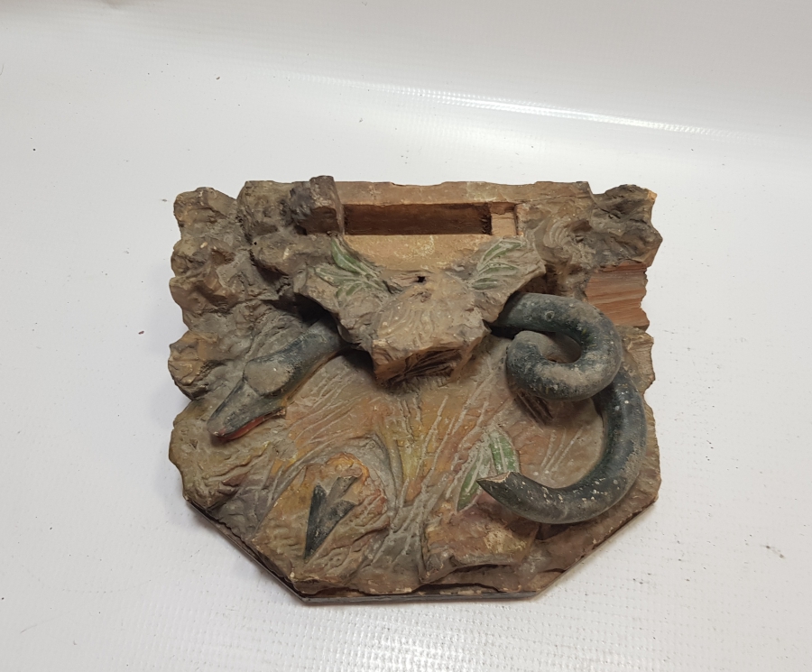 OSMANLI DÖNEMİ RUM İŞİ EDİRNEKARİ MERDİVEN BAŞI KORKULUĞU ÜSTÜ