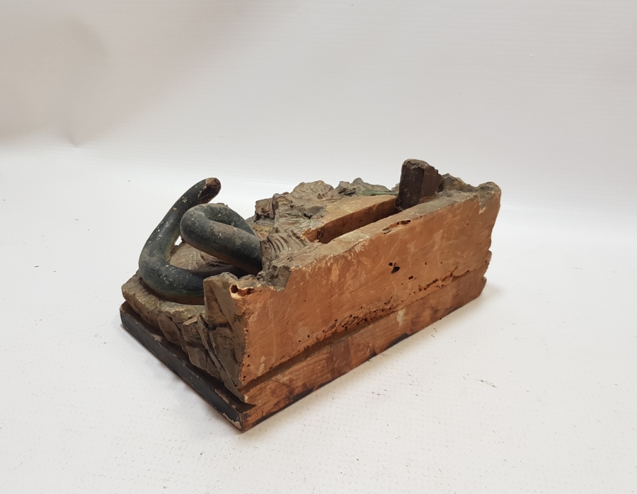 OSMANLI DÖNEMİ RUM İŞİ EDİRNEKARİ MERDİVEN BAŞI KORKULUĞU ÜSTÜ