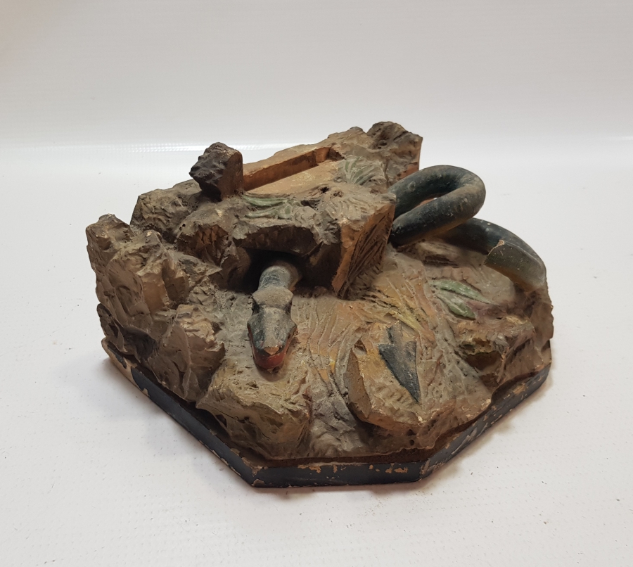 OSMANLI DÖNEMİ RUM İŞİ EDİRNEKARİ MERDİVEN BAŞI KORKULUĞU ÜSTÜ