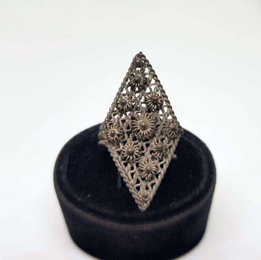 KABARTMA İŞÇİLİKLİ YOKLUK DÖNEMİ EL YAPIMI YÜZÜK