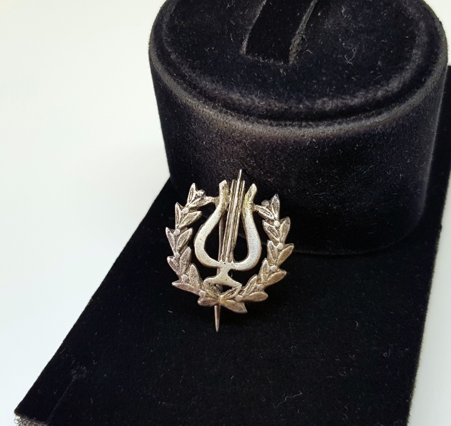 OSMANLI DÖNEMİ ÇOK NADİR MUSİKAYI HUMAYUN GÜMÜŞ ROZET