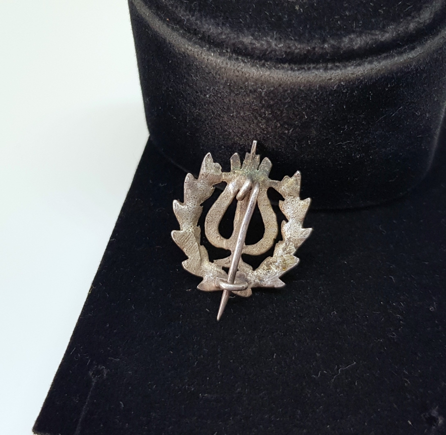 OSMANLI DÖNEMİ ÇOK NADİR MUSİKAYI HUMAYUN GÜMÜŞ ROZET