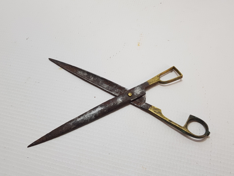 OSMANLI DÖNEMİ EL YAPIMI HATTAT MAKASI