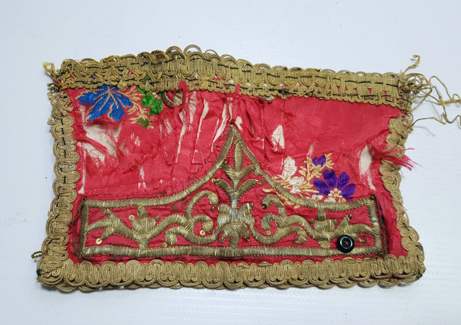 İPEK VE SIRMA İŞÇİLİKLİ OSMANLI DÖNEMİ CÜZDAN