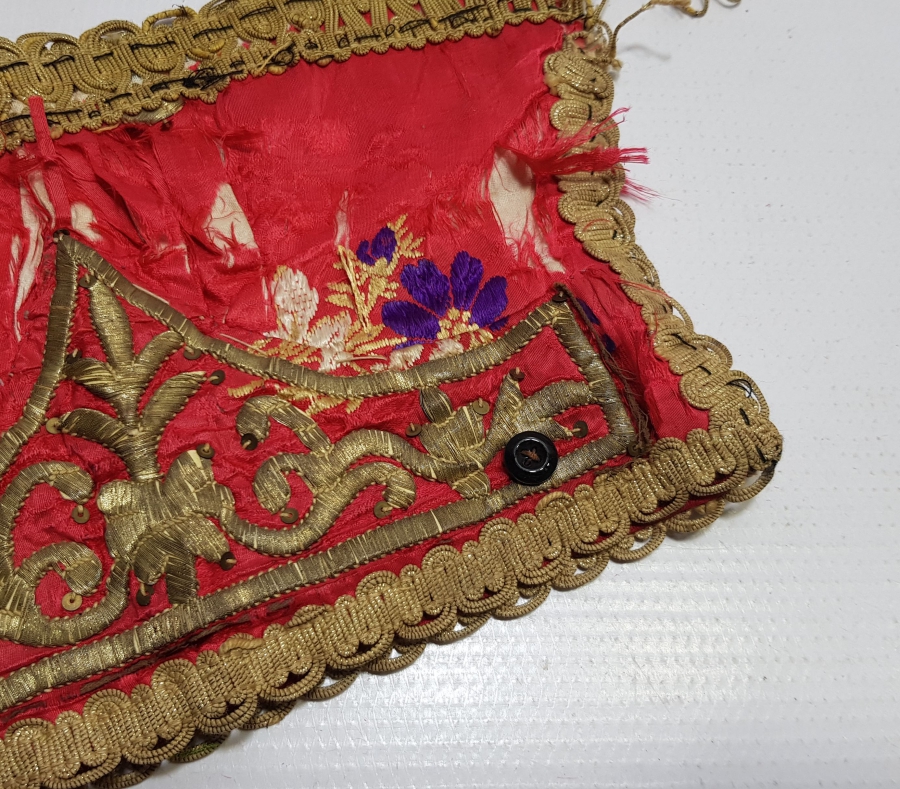 İPEK VE SIRMA İŞÇİLİKLİ OSMANLI DÖNEMİ CÜZDAN