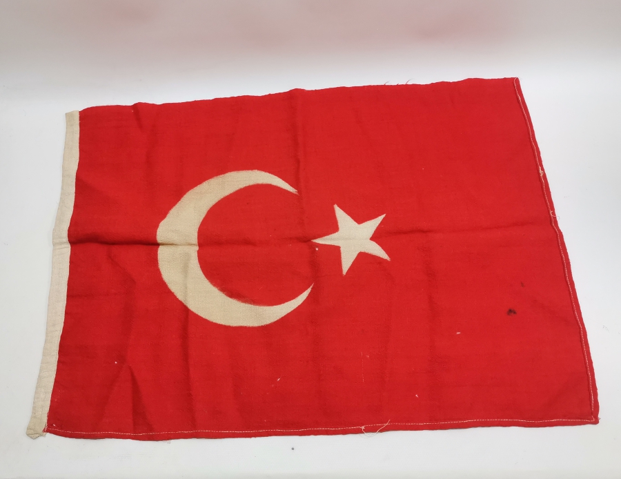 OSMANLI DÖNEMİ KÖK BOYALI NADİR BAYRAK