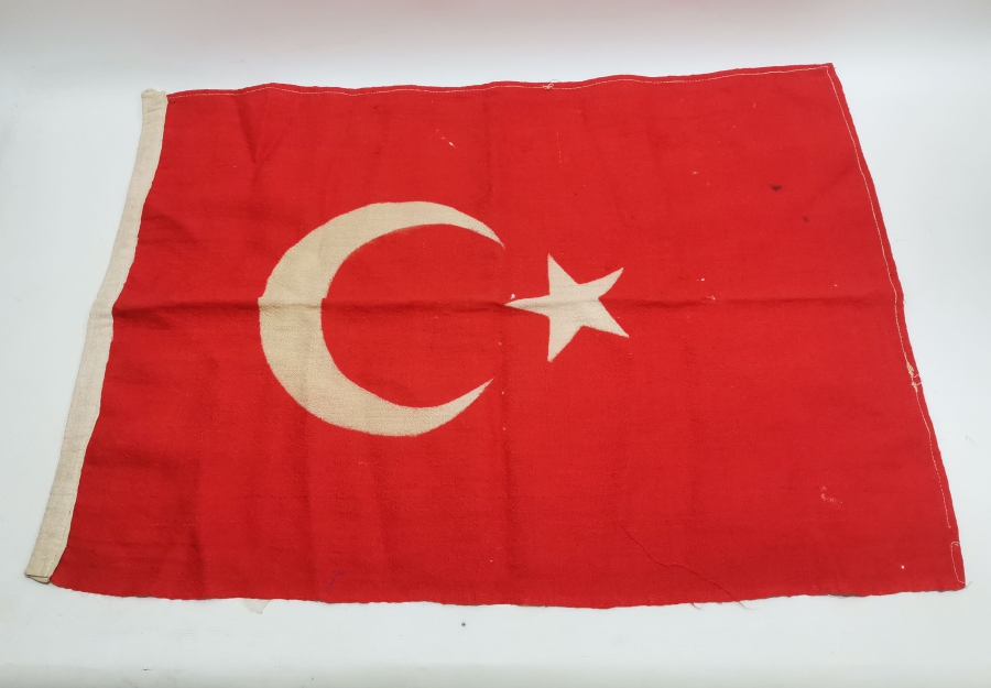 OSMANLI DÖNEMİ KÖK BOYALI NADİR BAYRAK