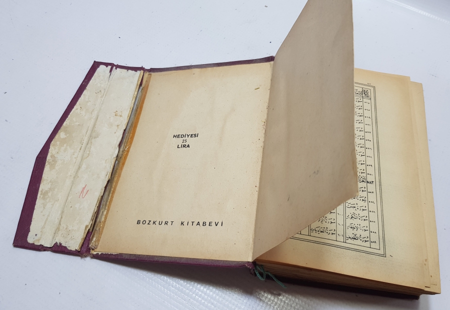 BOZKURT KİTAP EVİ BASKISI CUMHURİYET BAŞLARI KUR'AN-I KERİM