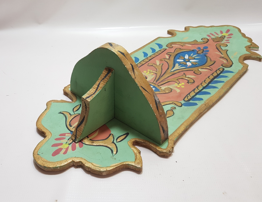 EDİRNEKARİ FORMDA YAPILMIŞ ÜZERİ İŞLEMELİ ANTİKA LAMBALIK - KAVUKLUK