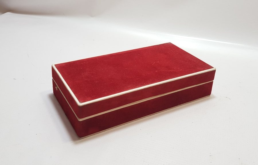 ORİJİNAL KUTUSUNDA SOVYET RUSYA YAPIMI GÜMÜŞ KAPLAMA ÇATAL TAKIMI