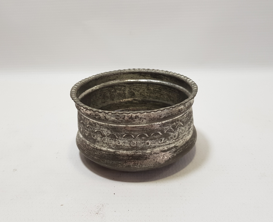 ÜZERİ İŞLEMELİ OSMANLI DÖNEMİ BAKIR MAYALIK