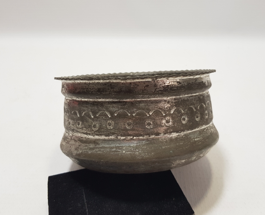 ÜZERİ İŞLEMELİ OSMANLI DÖNEMİ BAKIR MAYALIK