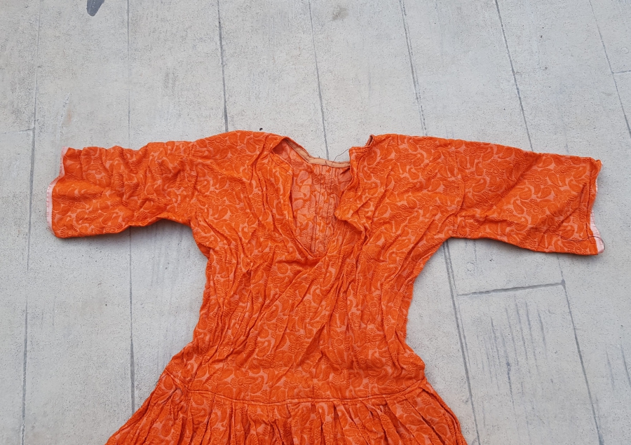 EL YAPIMI ANTİKA ELBİSE