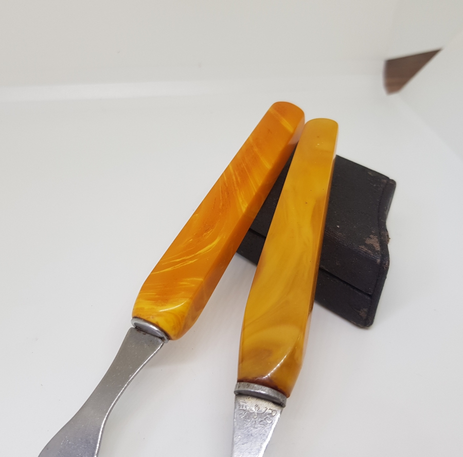 KATALİN SAPLI ANTİKA İKİ ADET ÇATAL