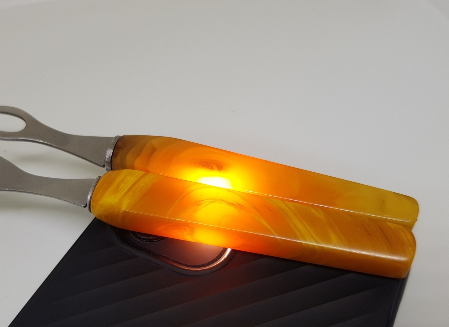 KATALİN SAPLI ANTİKA İKİ ADET ÇATAL