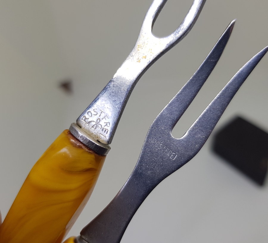 KATALİN SAPLI ANTİKA İKİ ADET ÇATAL