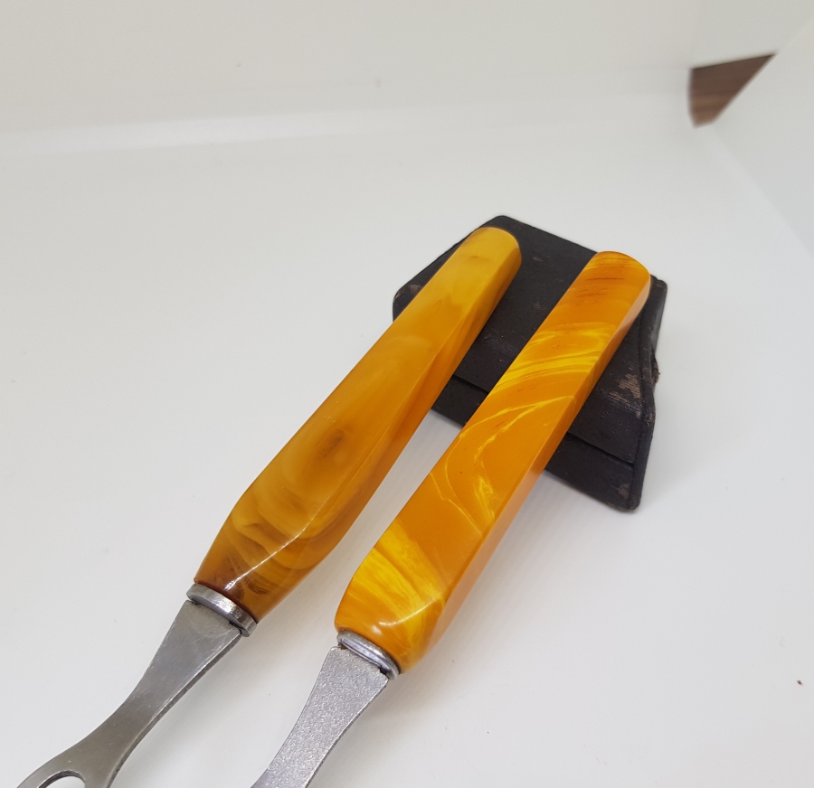 KATALİN SAPLI ANTİKA İKİ ADET ÇATAL