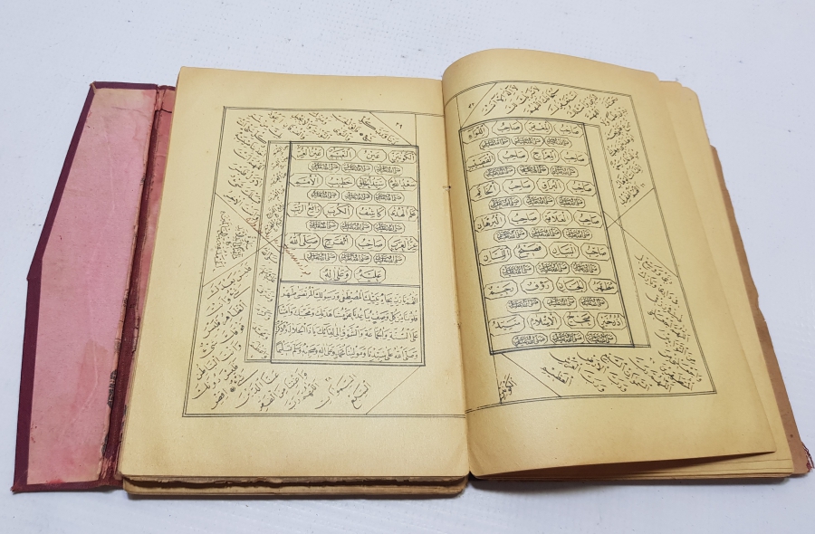 İÇERİSİNDE MEKKE VE MEDİNE GÖRSELLERİ BULUNAN ÇOK NADİR OSMANLI DÖNEMİ BASKI MUHAMMEDİYE