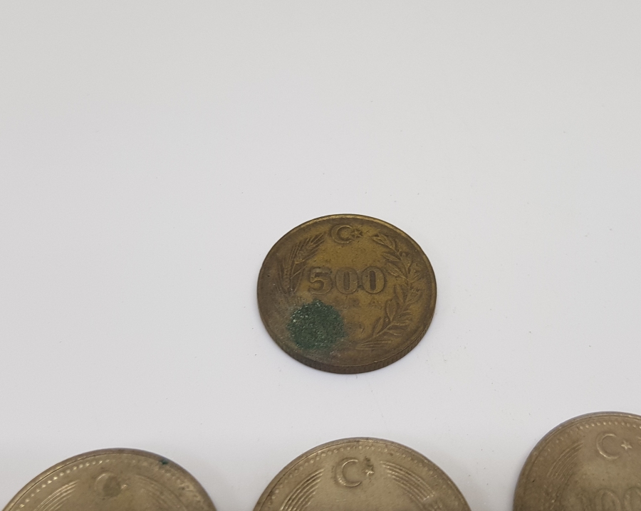 1990 YILI ANTİKA METAL 500 VE 1000 LİRA LOTU