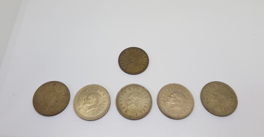 1990 YILI ANTİKA METAL 500 VE 1000 LİRA LOTU