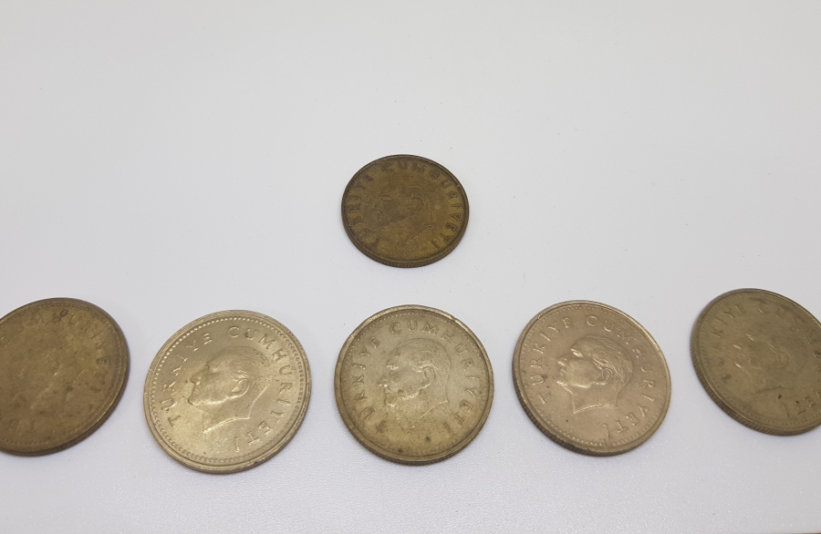 1990 YILI ANTİKA METAL 500 VE 1000 LİRA LOTU